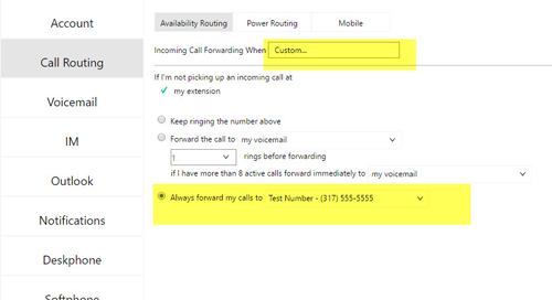mitel-call-handling-settings