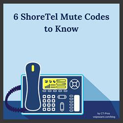 shoretel mute codes